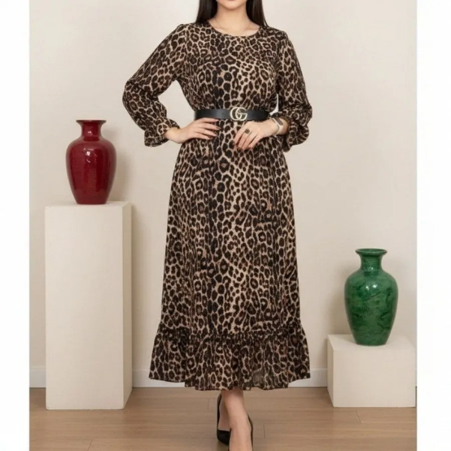 پیراهن ساحلی پلنگی