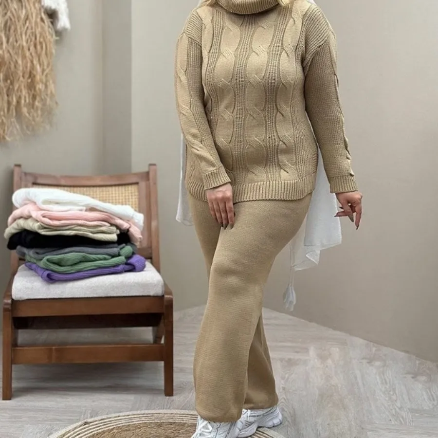 بلوز و شلوار بافتنی