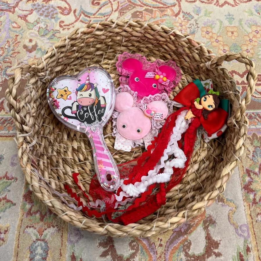 برس  گل سر  گیره کاملا نو