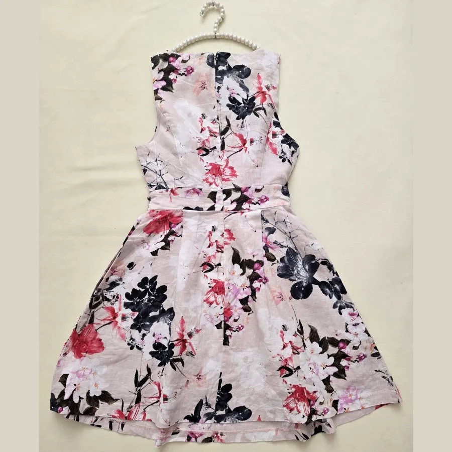 پیراهن لینن گلگلی