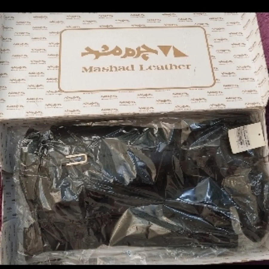 بوت مشکی چرم مشهد