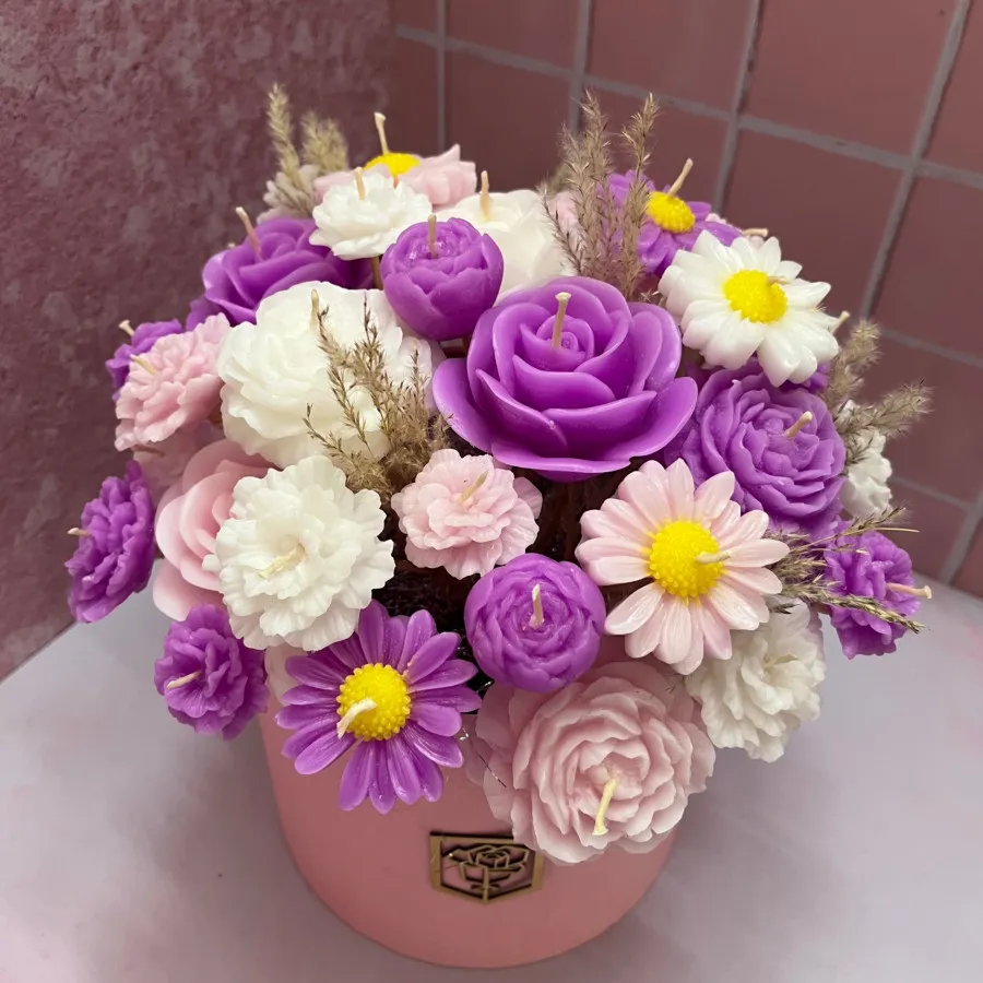 باکس گل شمعی