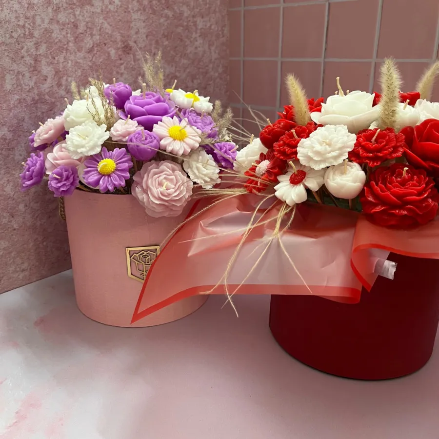 باکس گل شمعی