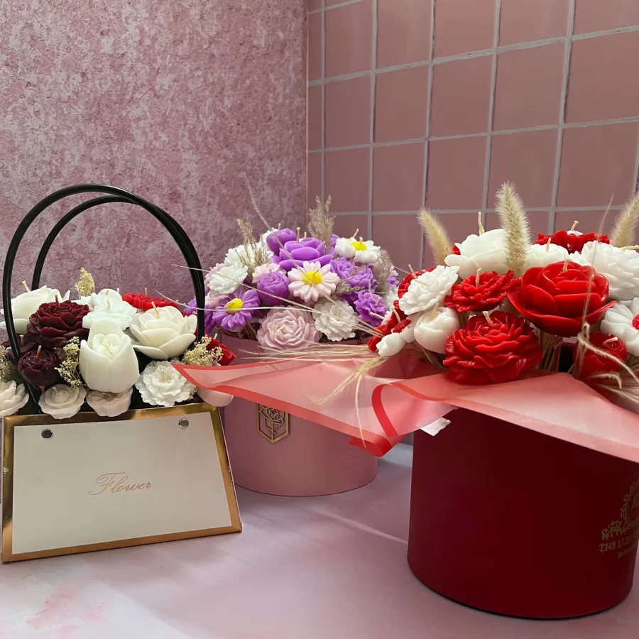 باکس گل شمعی