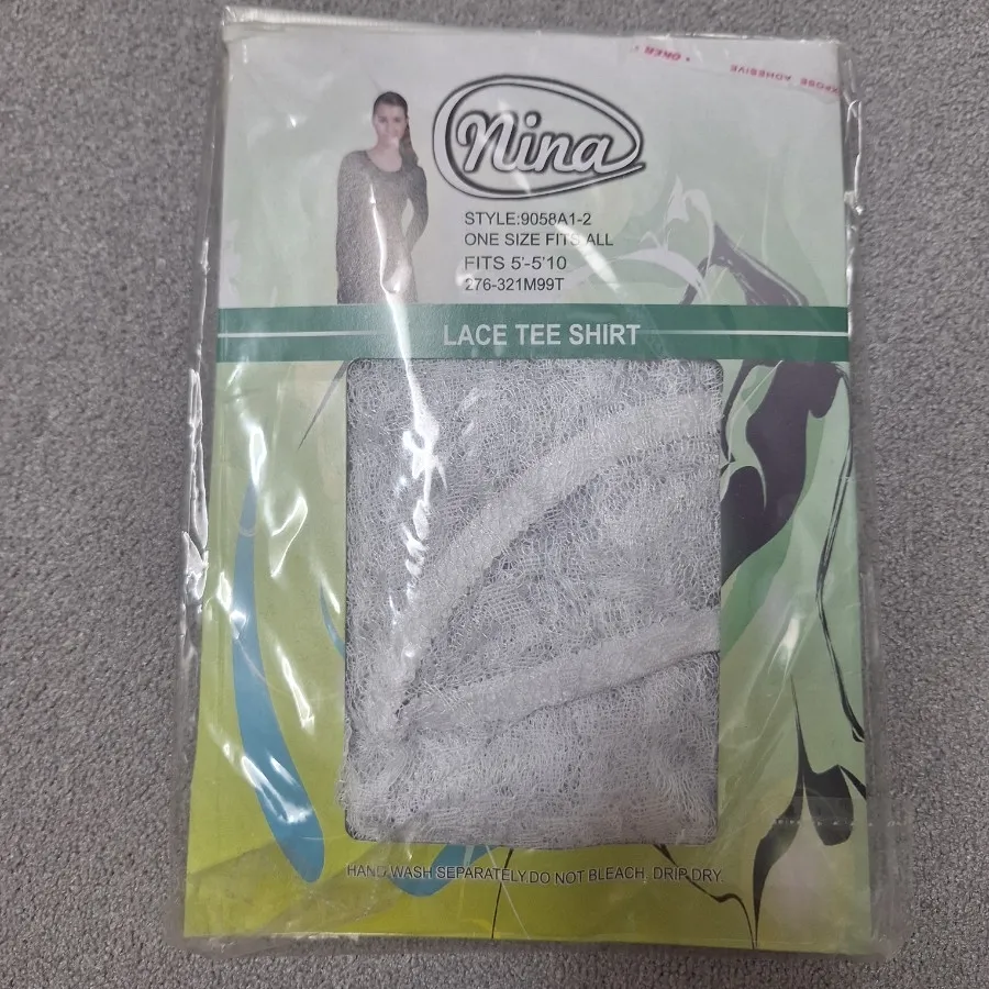 بلوز توری سفید