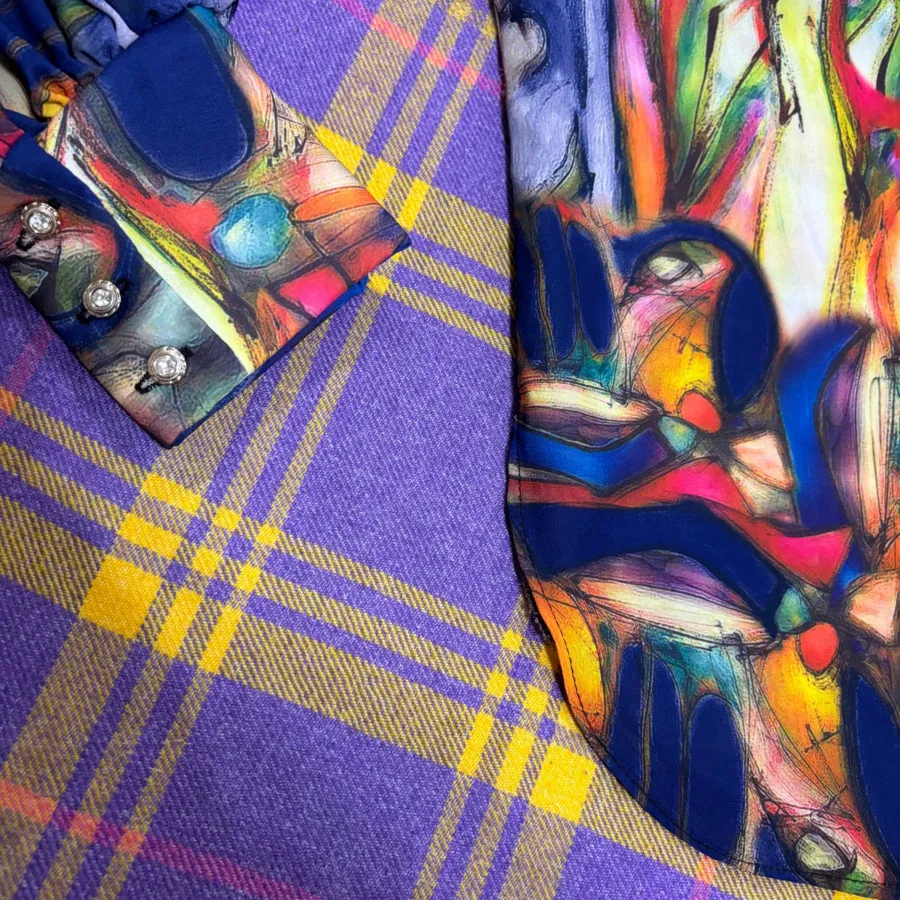 شومیز طرحدار