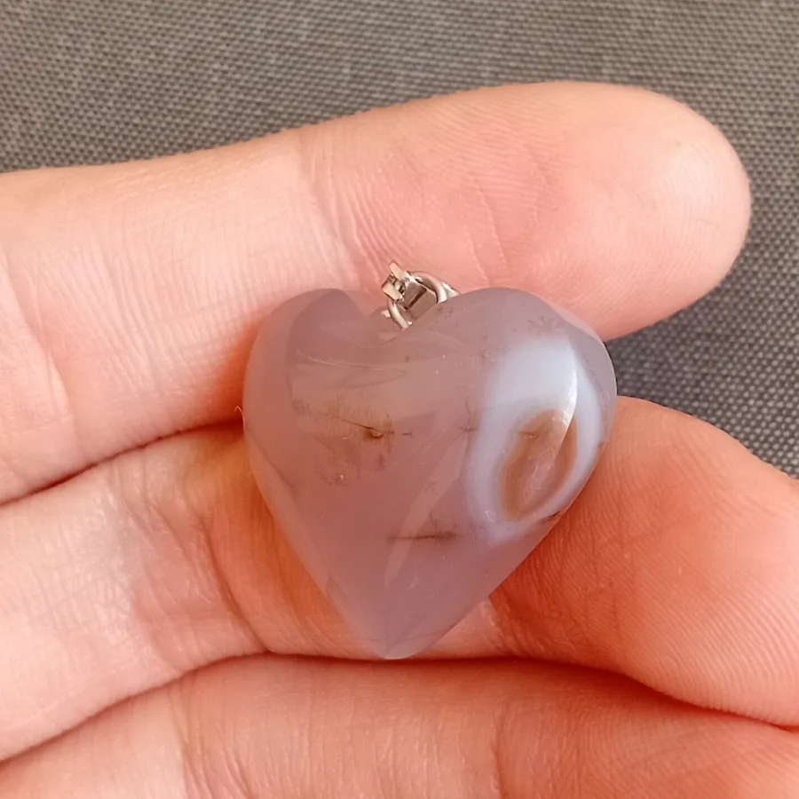 آویز عقیق شجر قلبی اصل