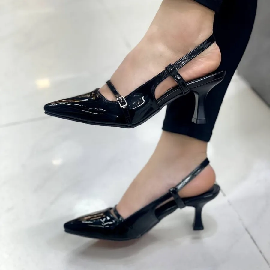 کفش پاشنه 6سانت در 3رنگ