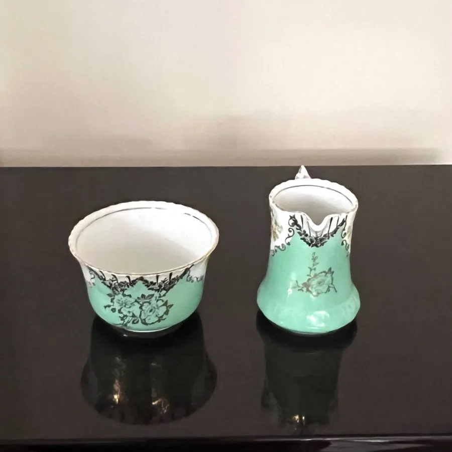 ظرف شیر وشکر انگلیس قدیمی