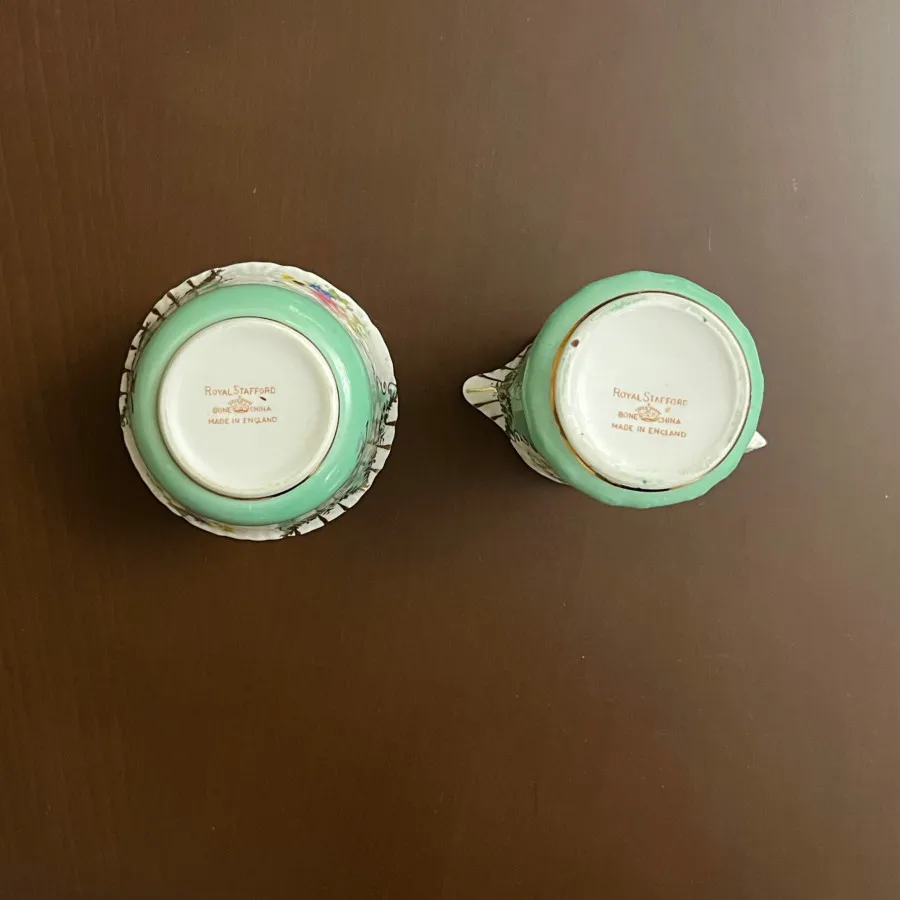 ظرف شیر وشکر انگلیس قدیمی