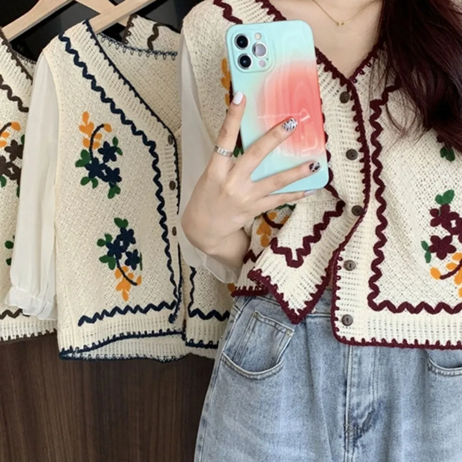 شومیز قلاب بافی گلدوزی