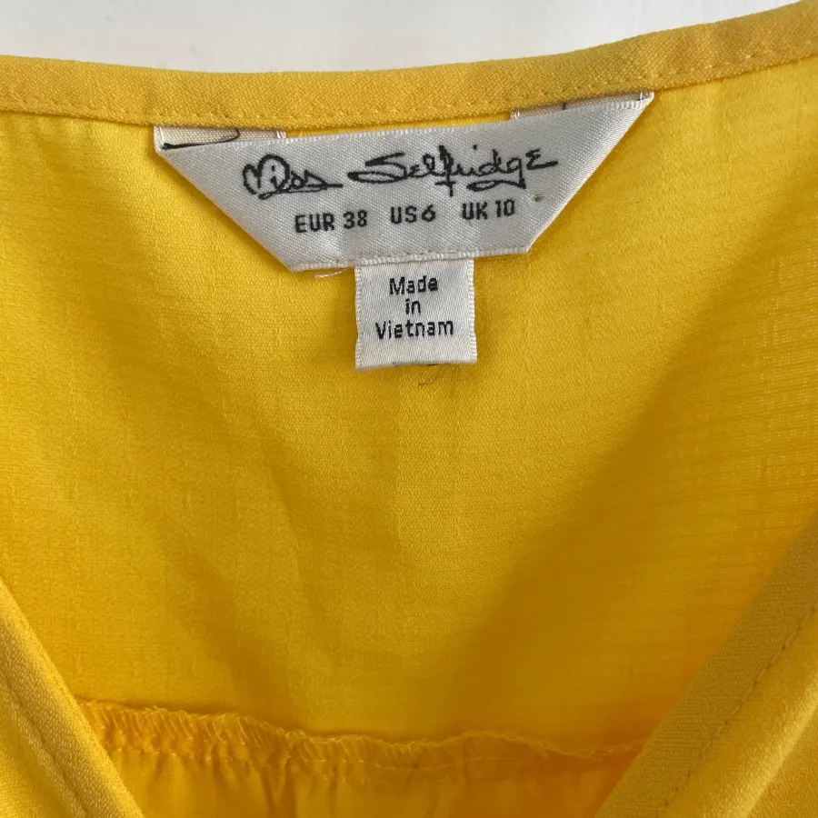 تاپ  گره ای زرد