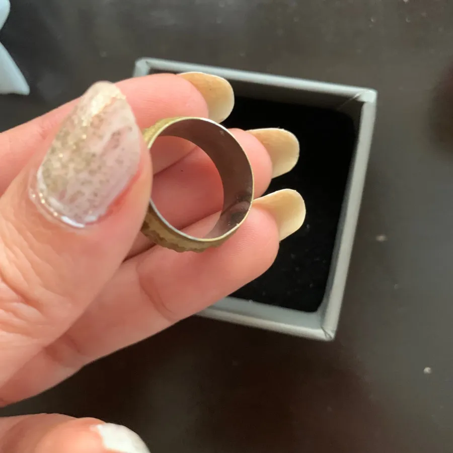 انگشتر ترک طلایی خاکی