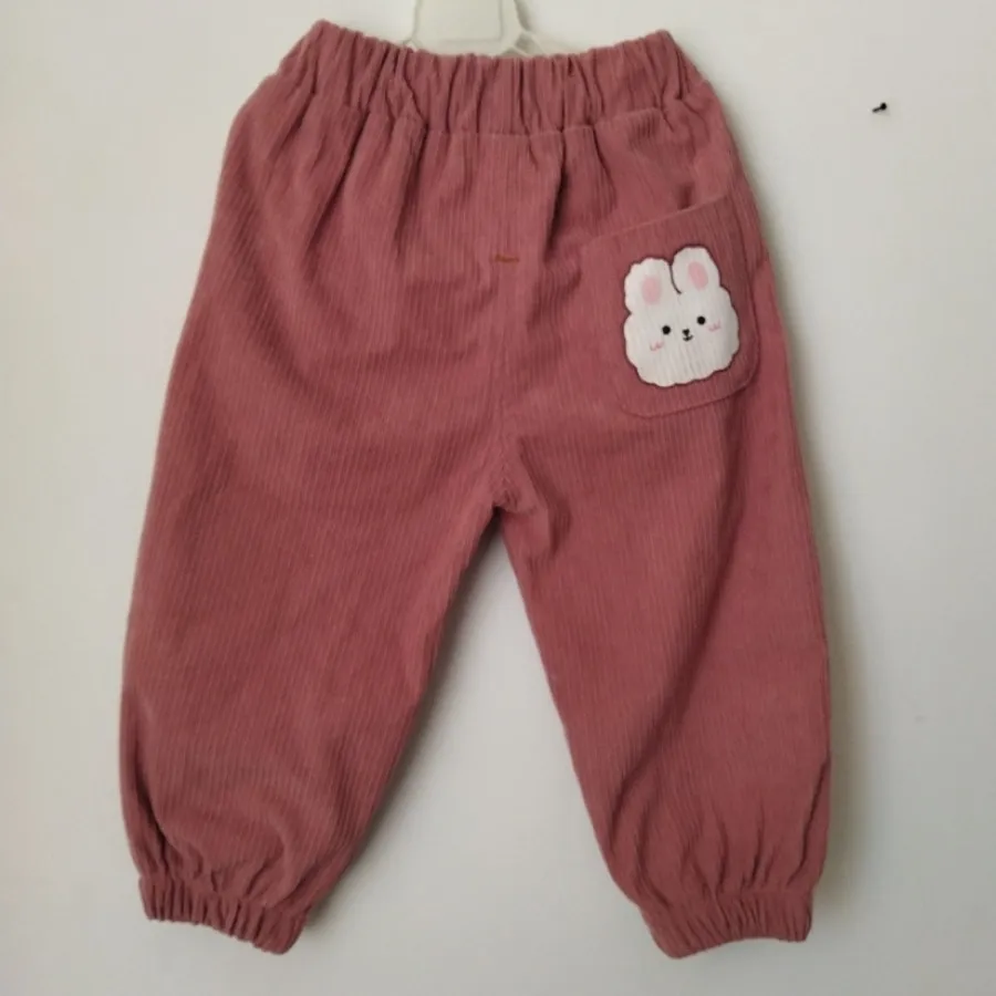 شلوار مخمل کبریتی دخترانه