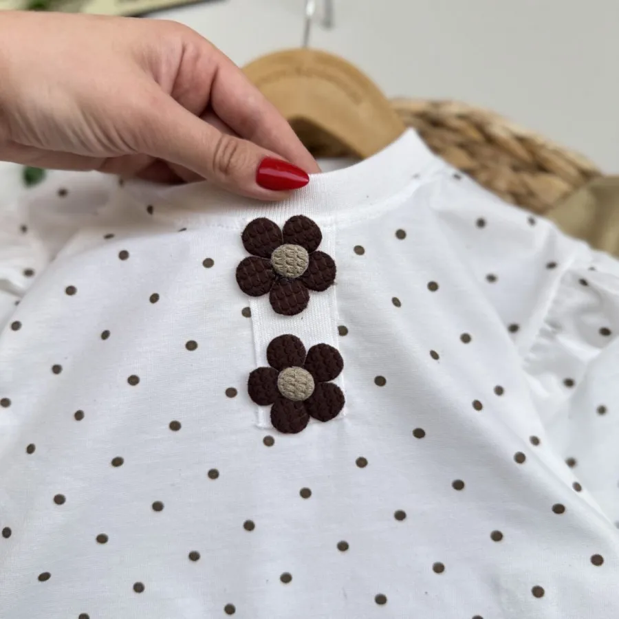 بلوز شلوار دخترونه شکوفه