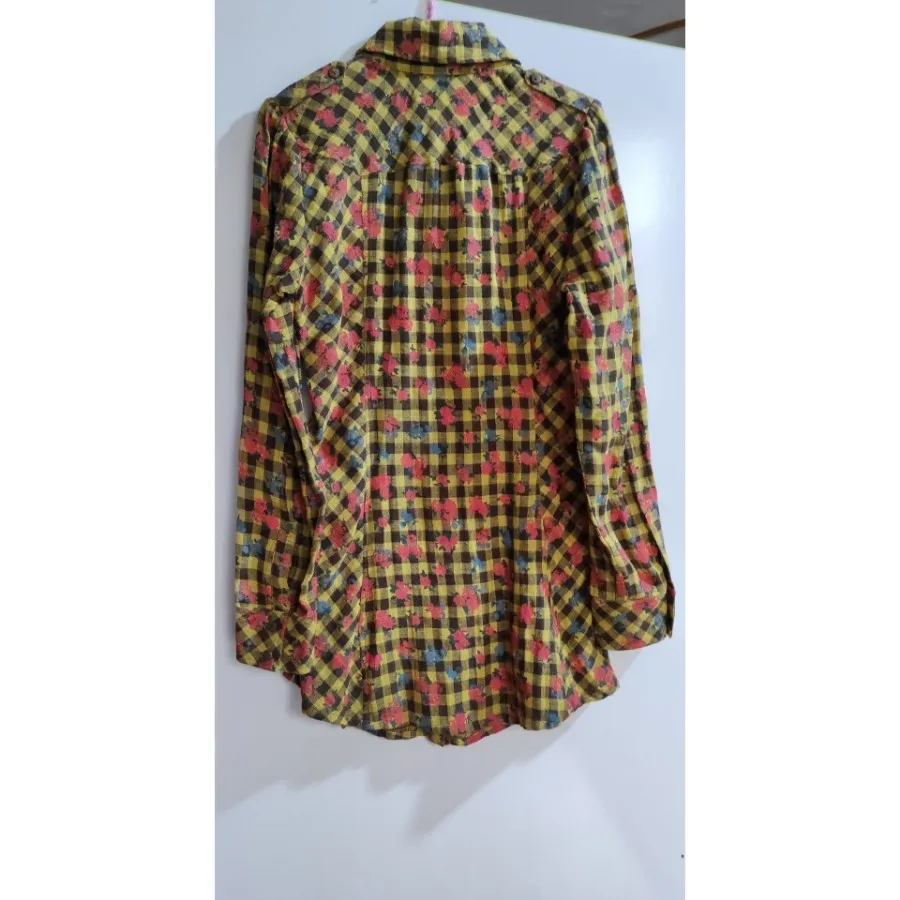 شومیز گل دار بلند