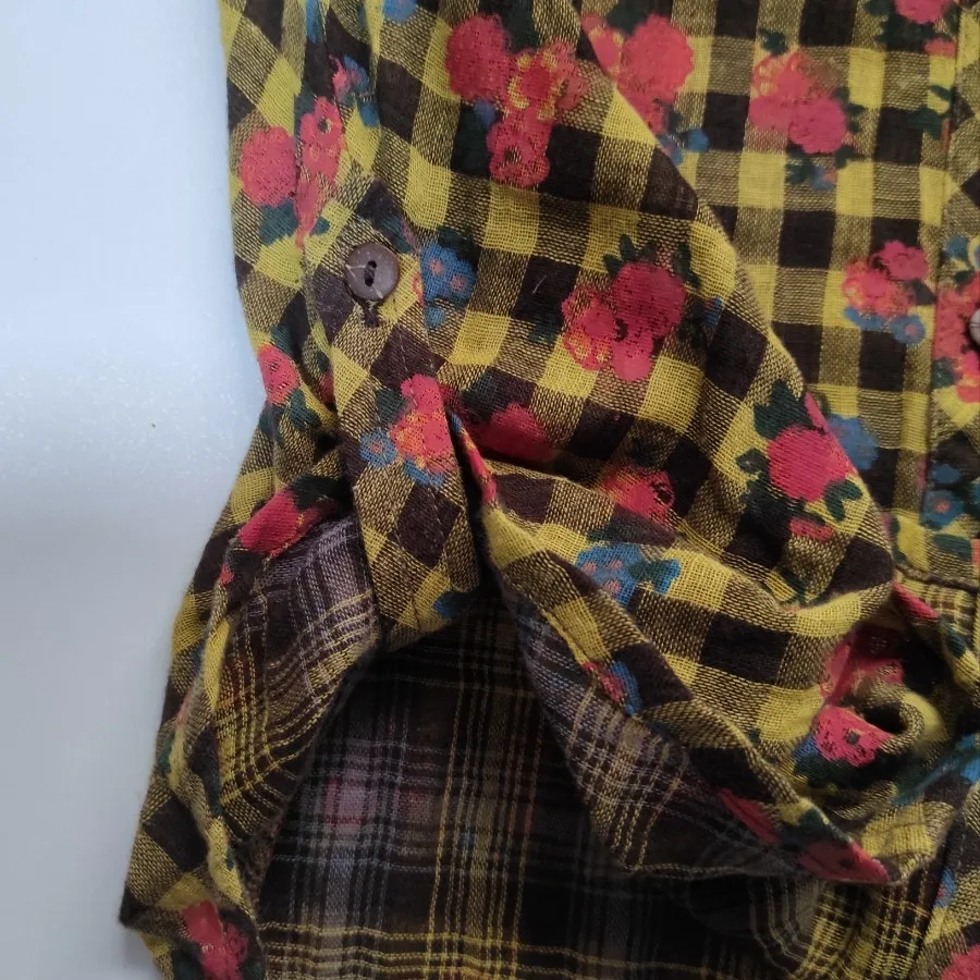 شومیز گل دار بلند