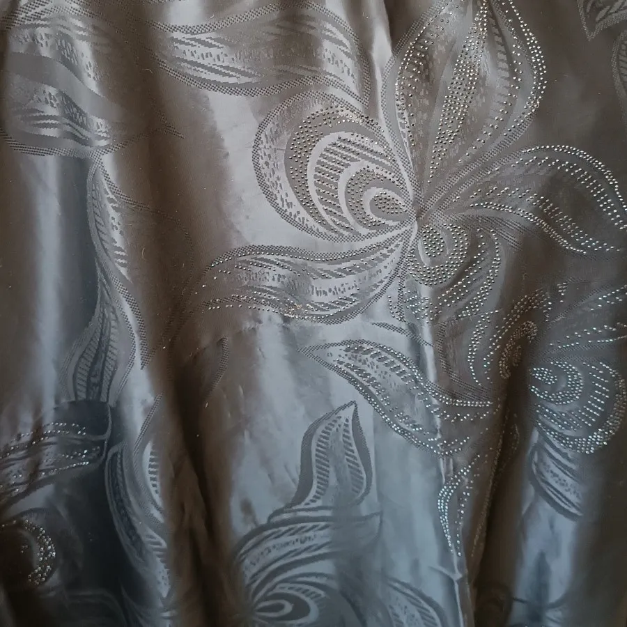 چادر نگین دار مشکی مشکی