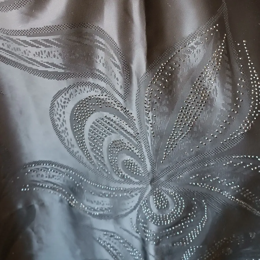 چادر نگین دار مشکی مشکی