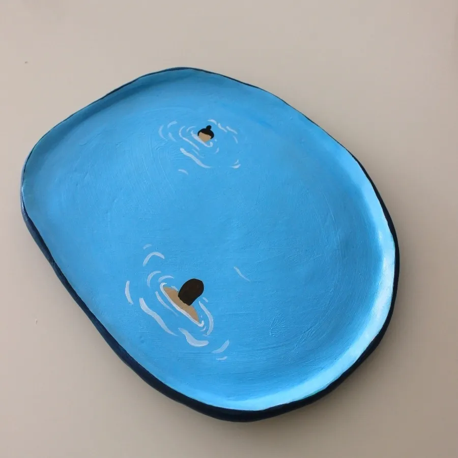 بشقاب دفرمه (سفالی)