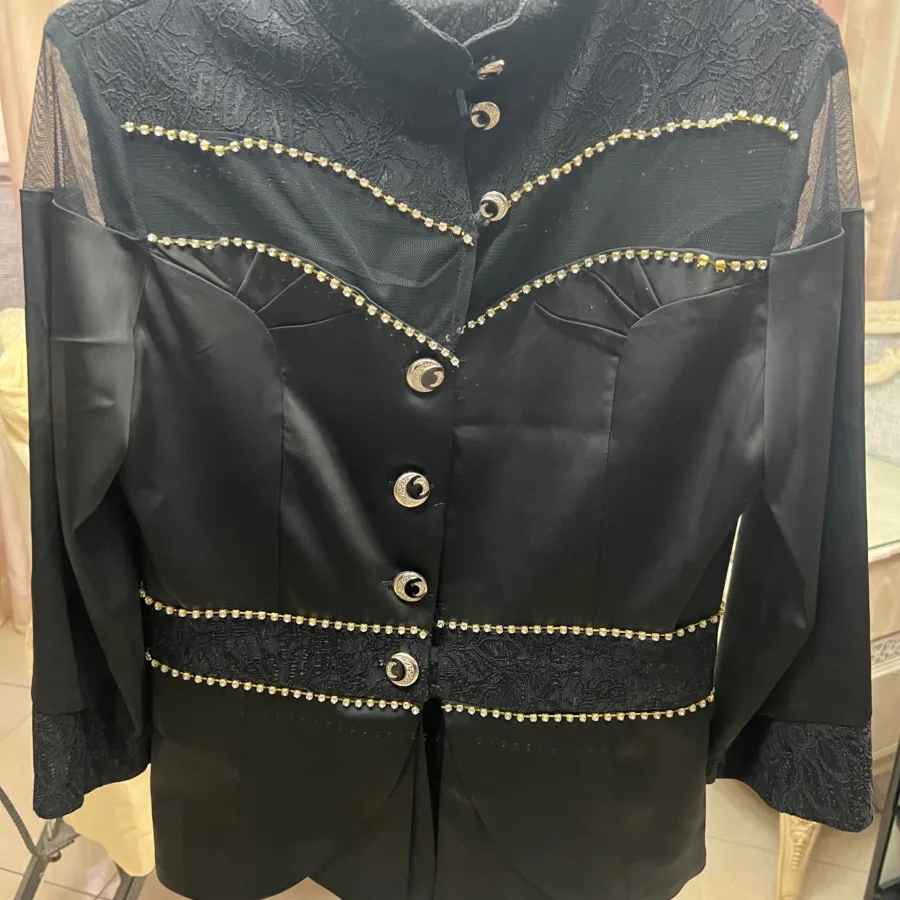 کت دامن مروارید دوزی