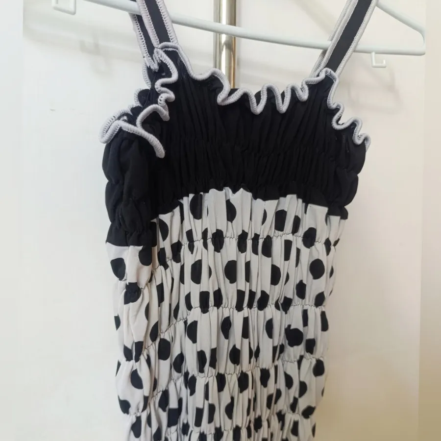 تاپ سفید مشکی