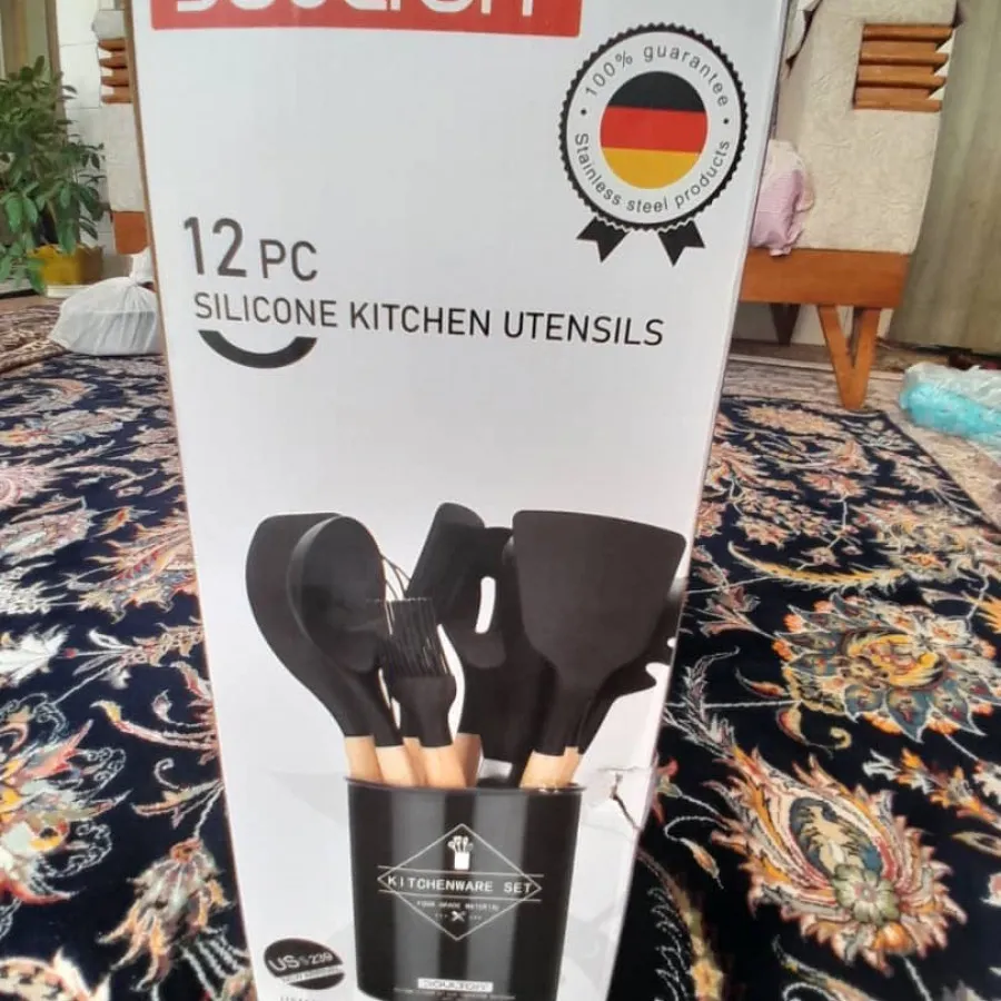 ست کف گیر ملاقه سیلیکونی