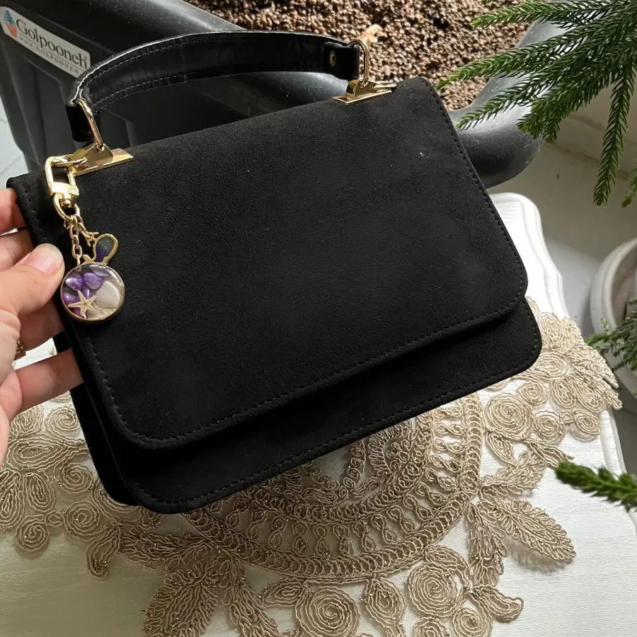 کیف جیر مشکی مجلسی