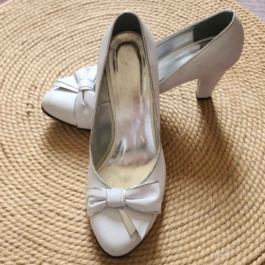 کفش سفید مجلسی