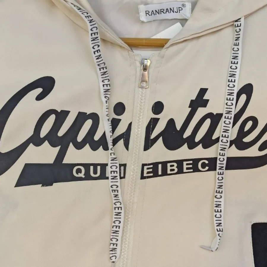 کت جنس کتان کلاهدار