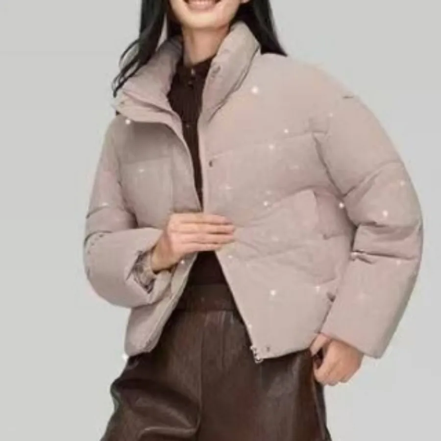 کاپشن نگین دار