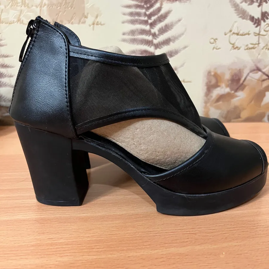 کفش مشکی پاشنه دار شیک