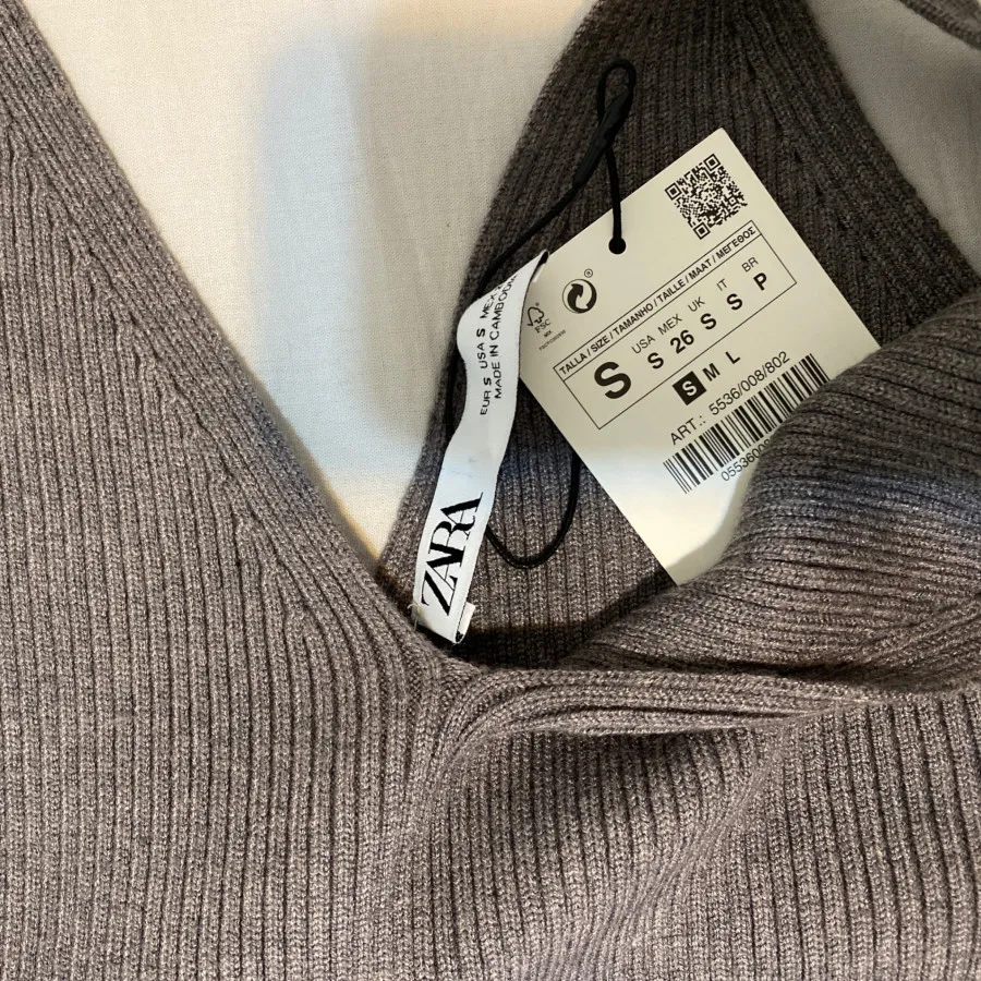 پیراهن بافت بلند Zara