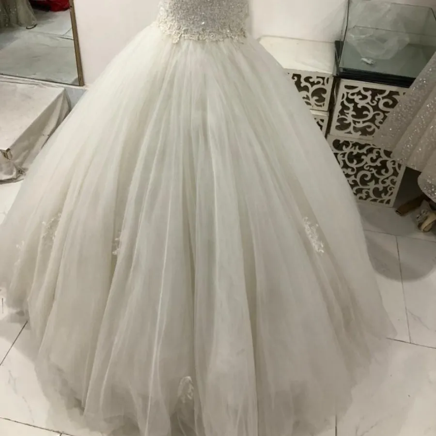 لباس عروس پشت کریستالی