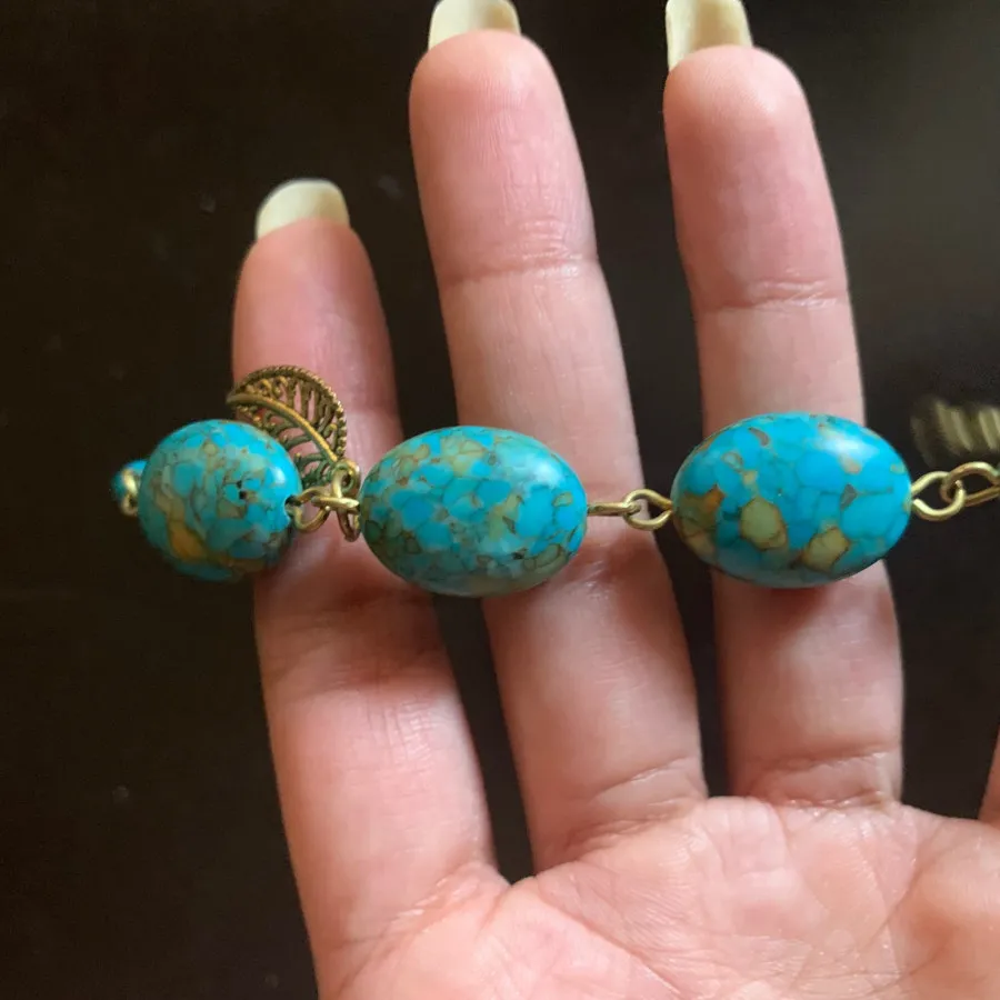 دستبند فیروزه بسیار شیک