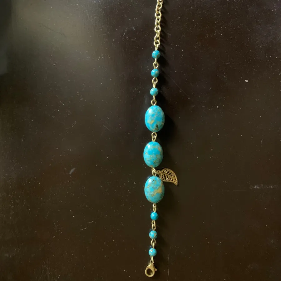 دستبند فیروزه بسیار شیک