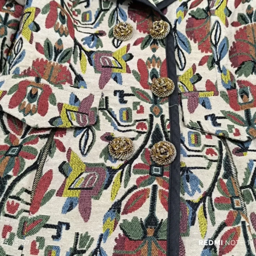 پالتو تمام سوزندوزی