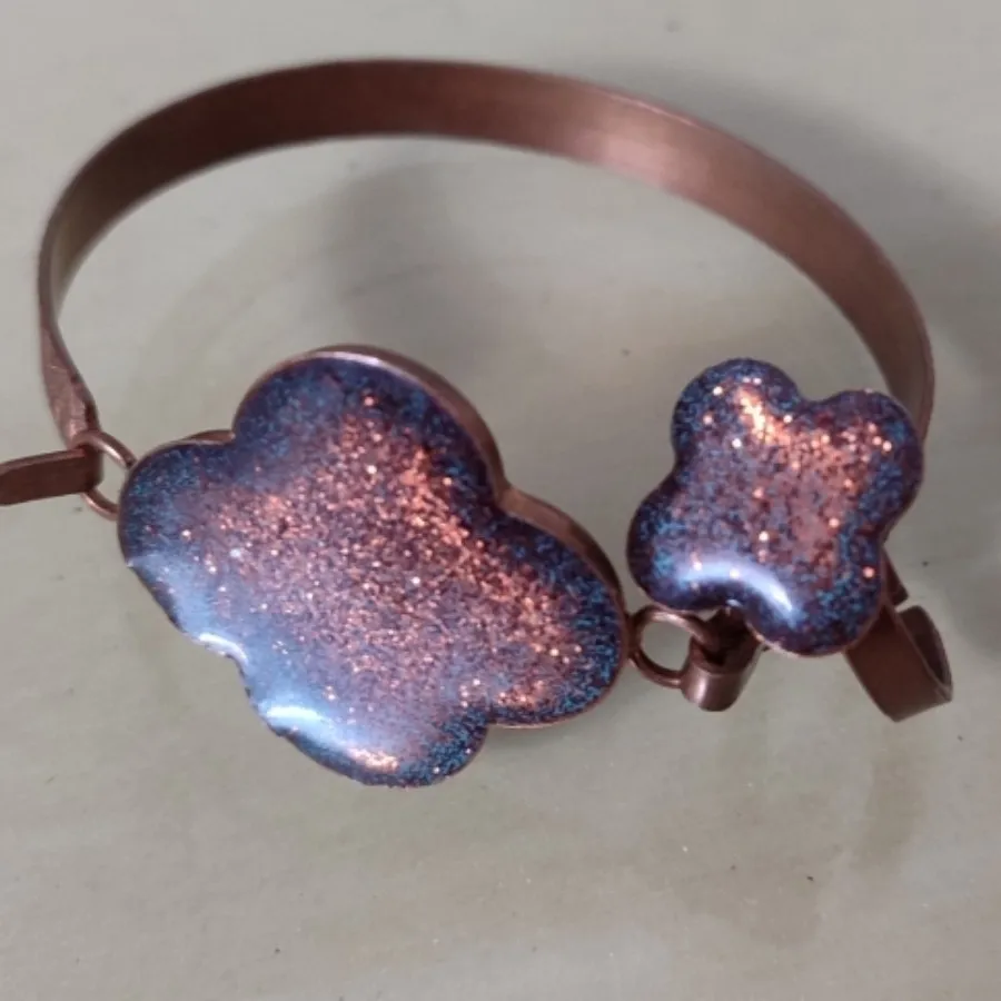 ست دستبند و انگشتر مسی