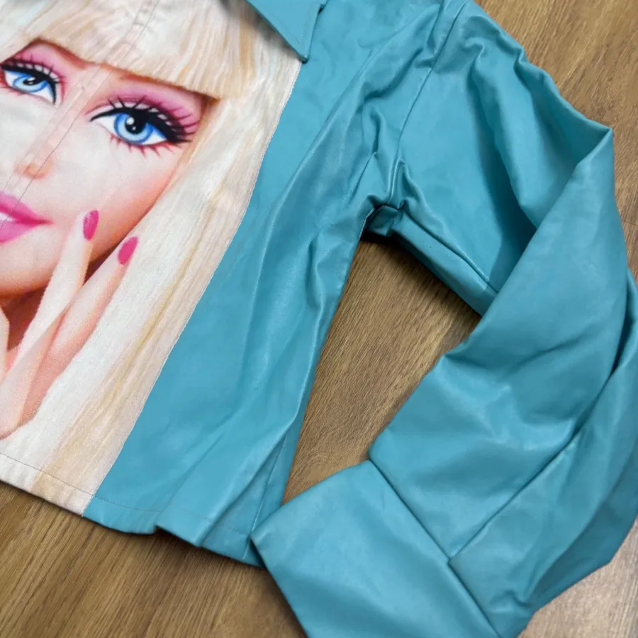 کت چرم باربی