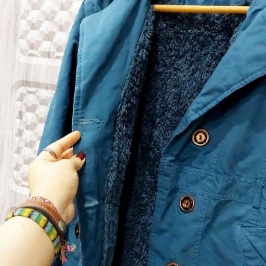 کاپشن داخل خز خارجی