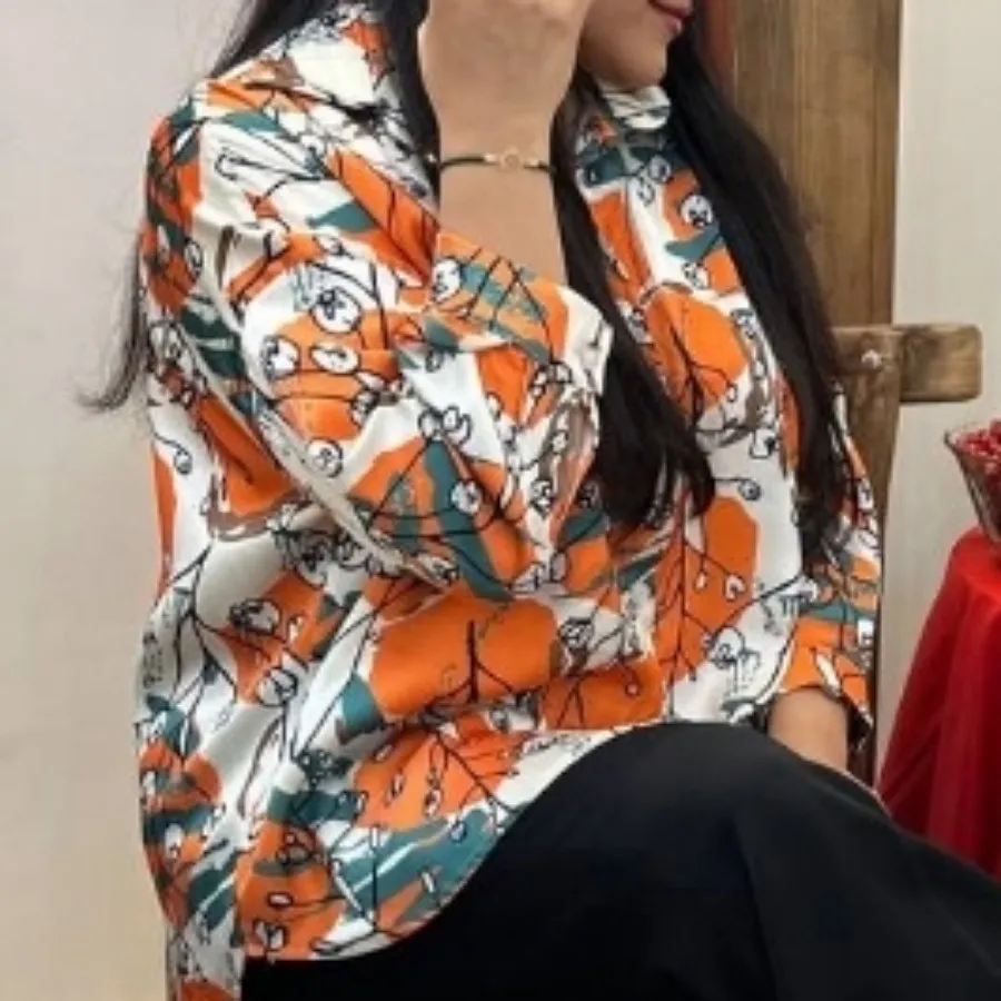 شومیز دلبر نارنجی