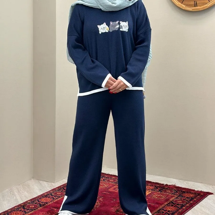 ست بافت طرح گربه