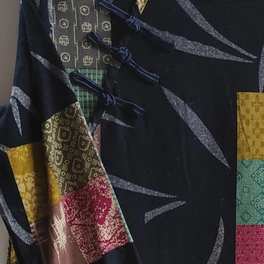 مانتو مشکی الیافی