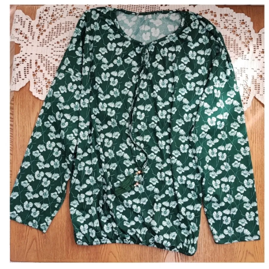 بلوز گلدار سایز بزرگ