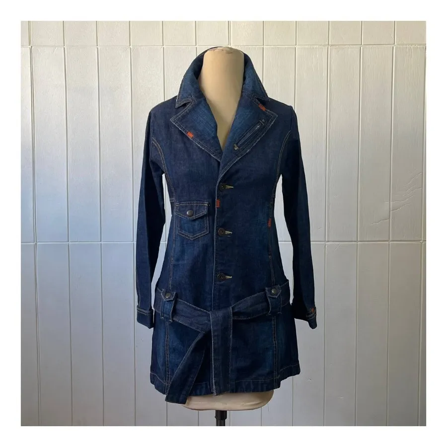 مانتو جین ضخیم