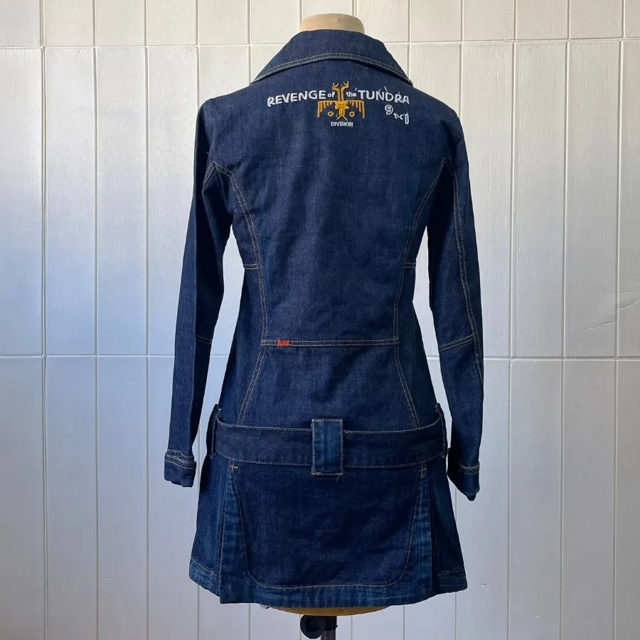 مانتو جین ضخیم