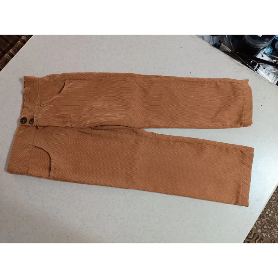 شلوار مخمل کبریتی بچگانه