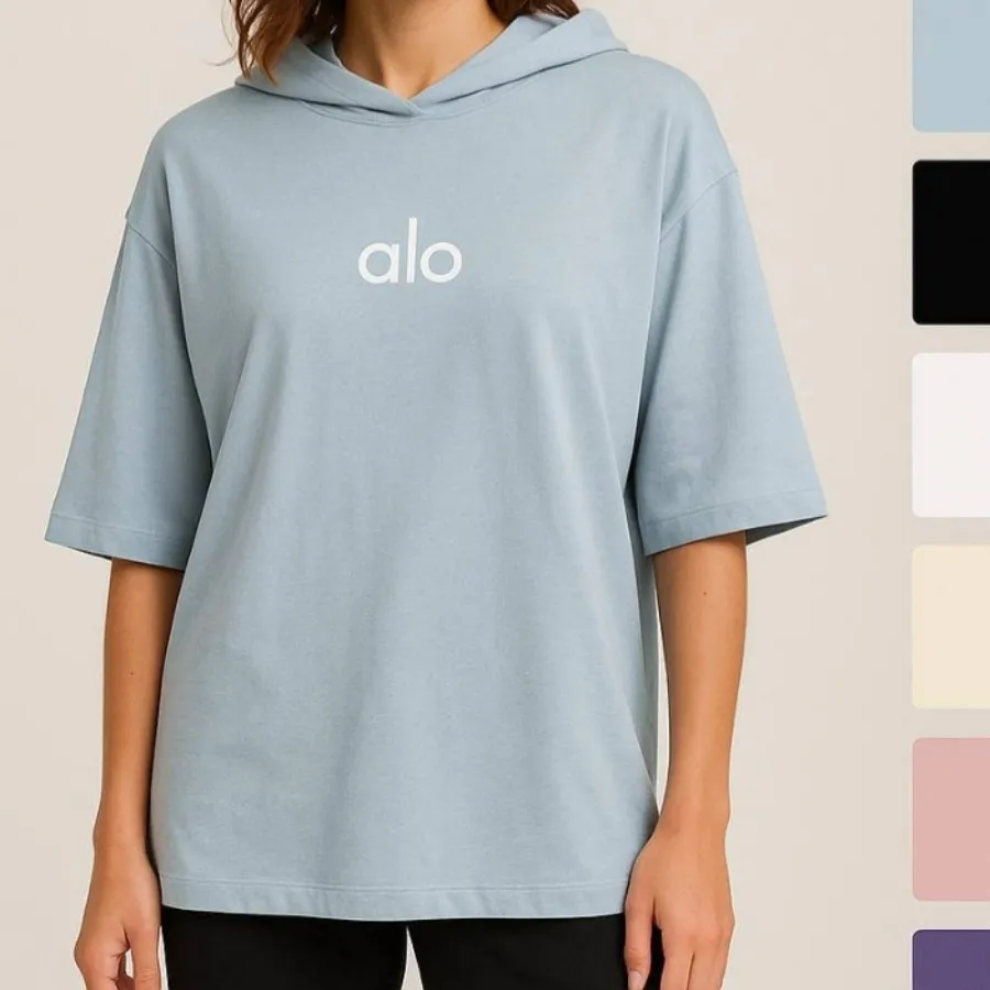 تیشرت باکسی کلاهدار