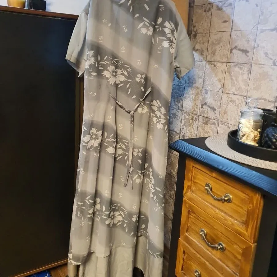 پیراهن بلند با رویه حریر