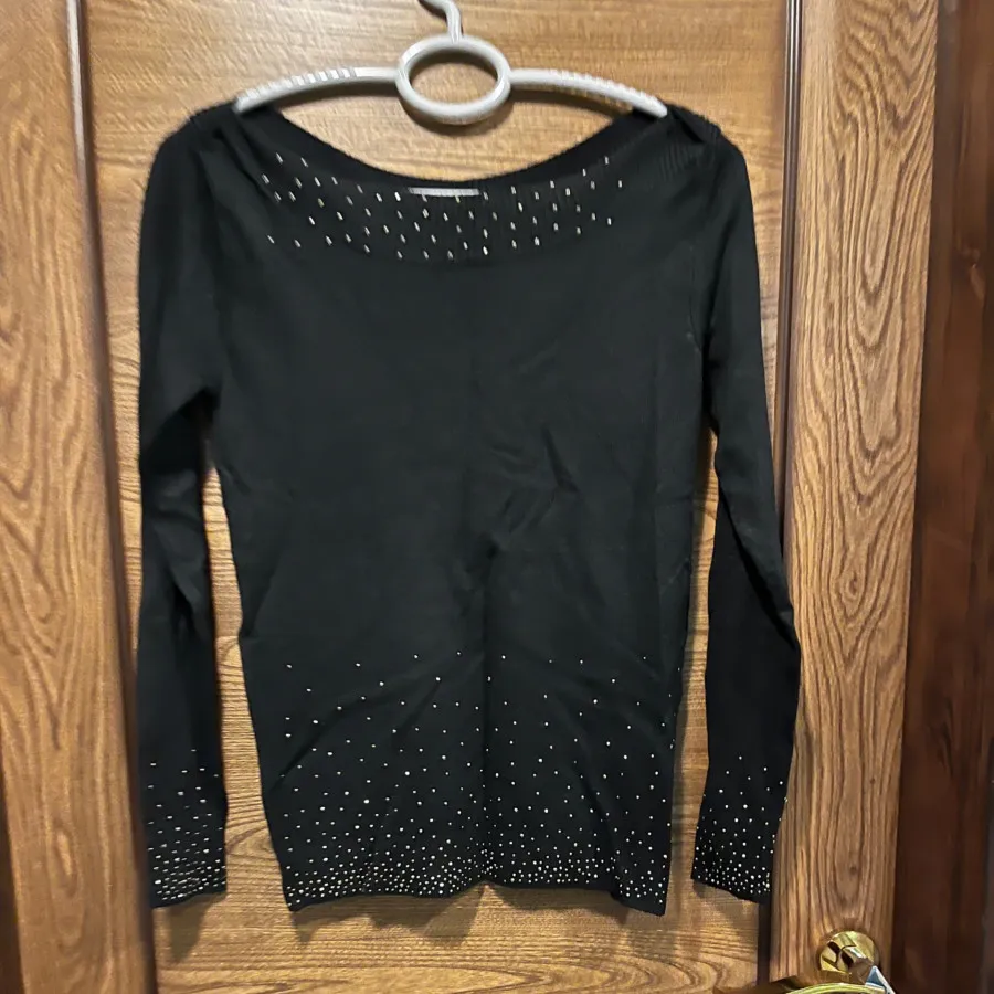 بلوز بافت مشکی نو